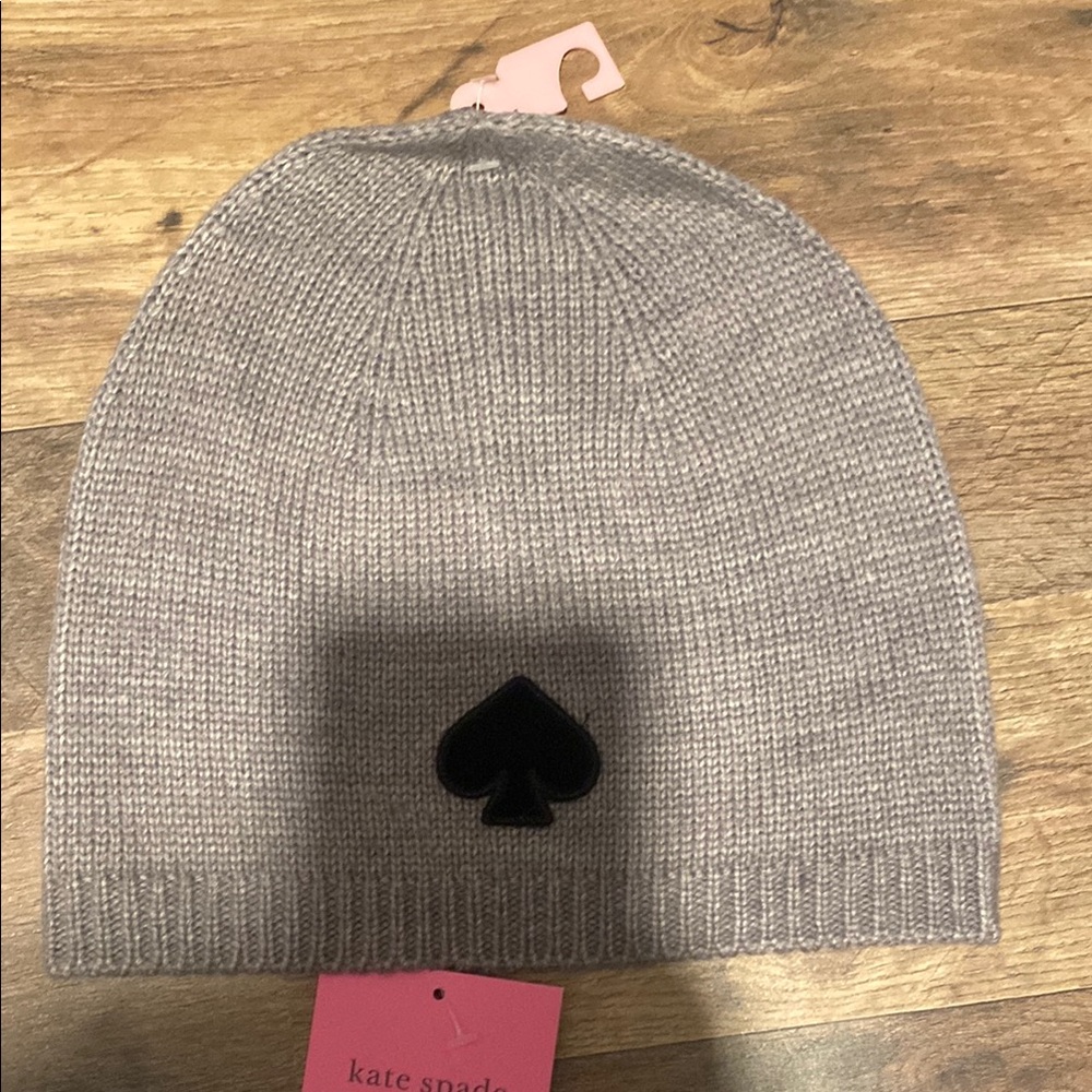 NWT Kate Spade Gray Adult Beanie